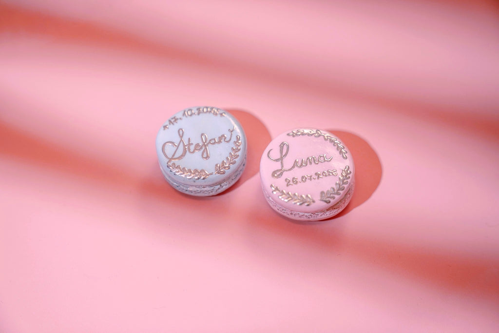 Mărturie pentru nunta sau botez - Sweet Macarons